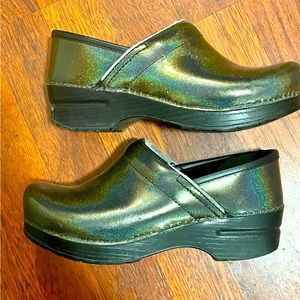Rainbow Iridescent Danskos, Size 36 (6)